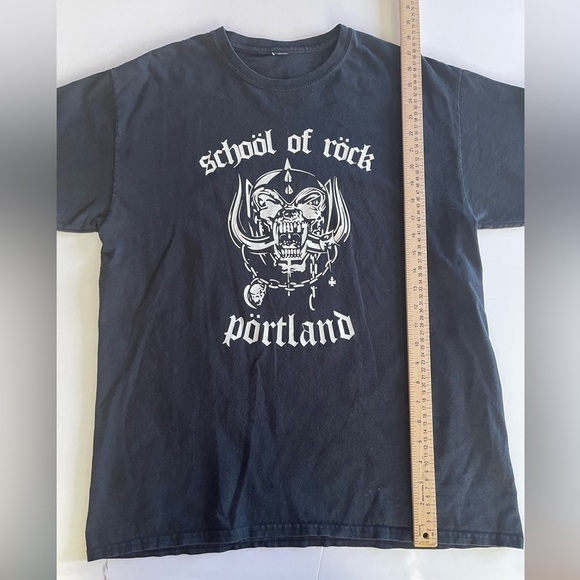 SCHOOL of Rock Portland Black T Shirt L - Picture 5 of 7
